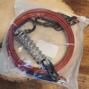 2 Left- Red Pet Cable 4MM 15ft